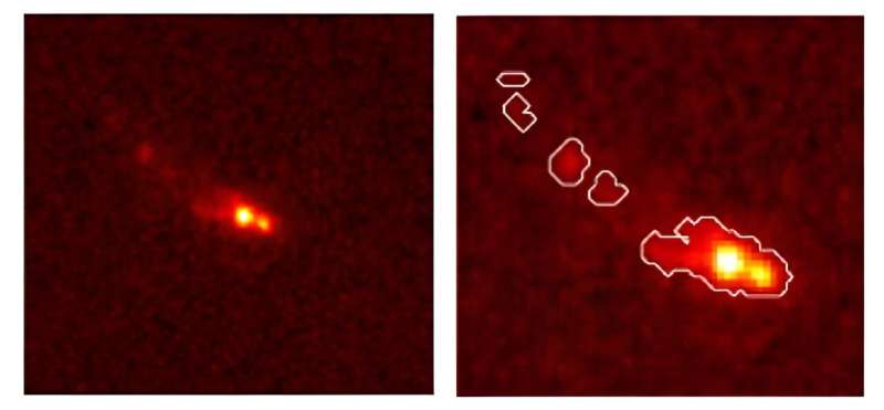 Detailed pictures show galaxy growth in the early universe was much faster than first thought