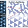 Alternating triangular charge density wave domains observed within ...