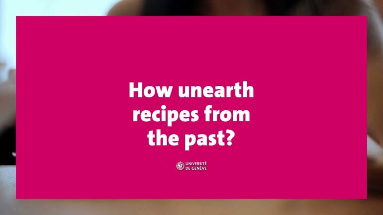 Chemists, biologists, archaeologists, who will unearth the recipes of our  ancestors?