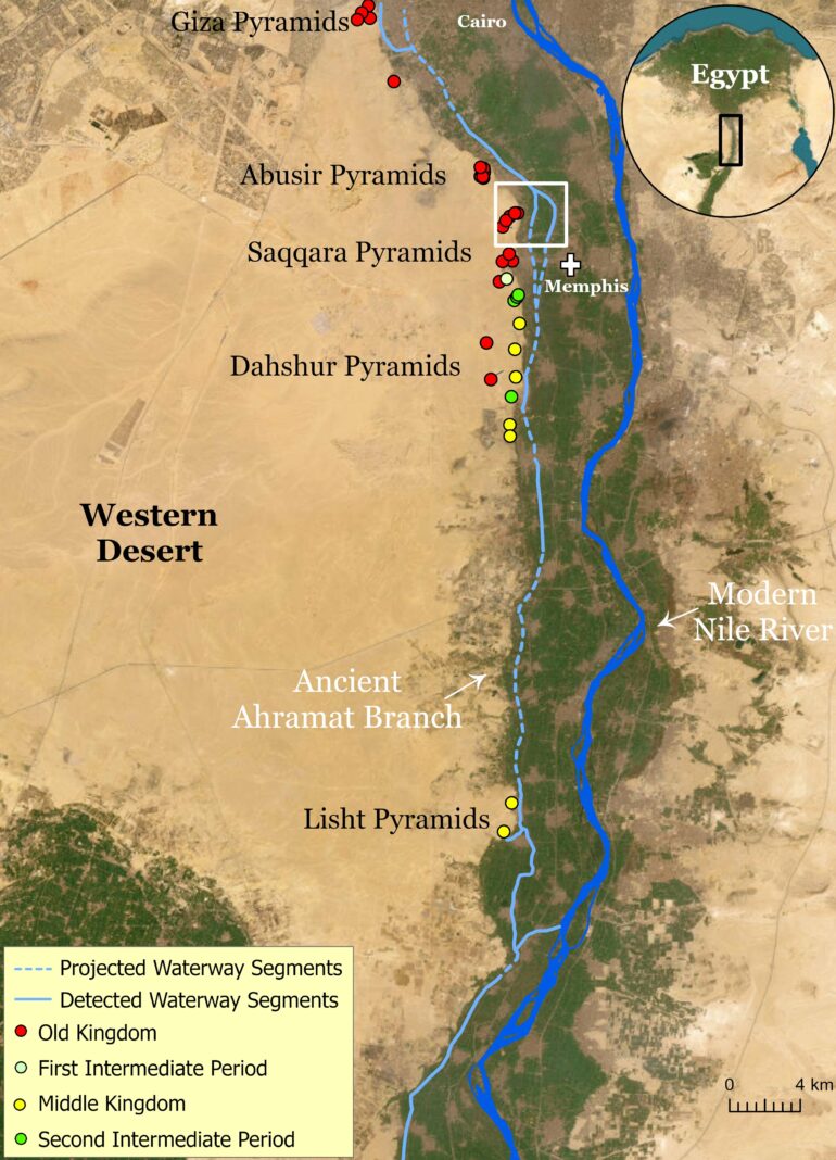 Discovery may explain why Egyptian pyramids were built along long ...