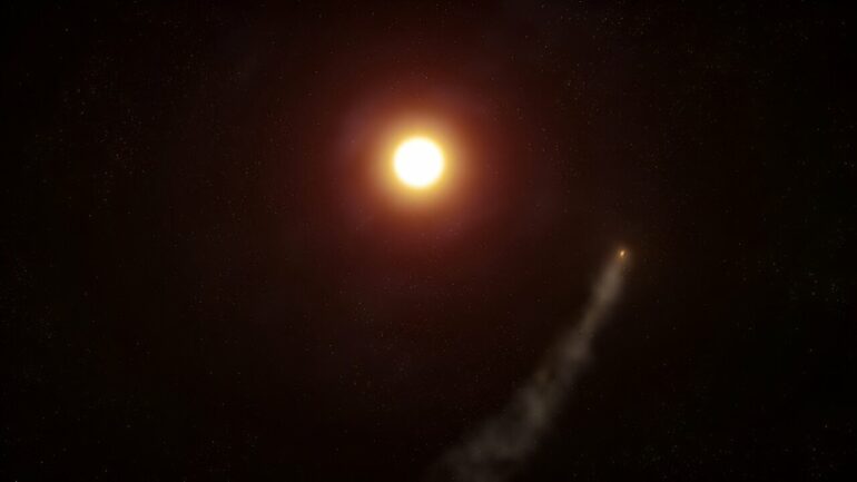 Exoplanet WASP-69b has a cometlike tail, helping scientists to ...