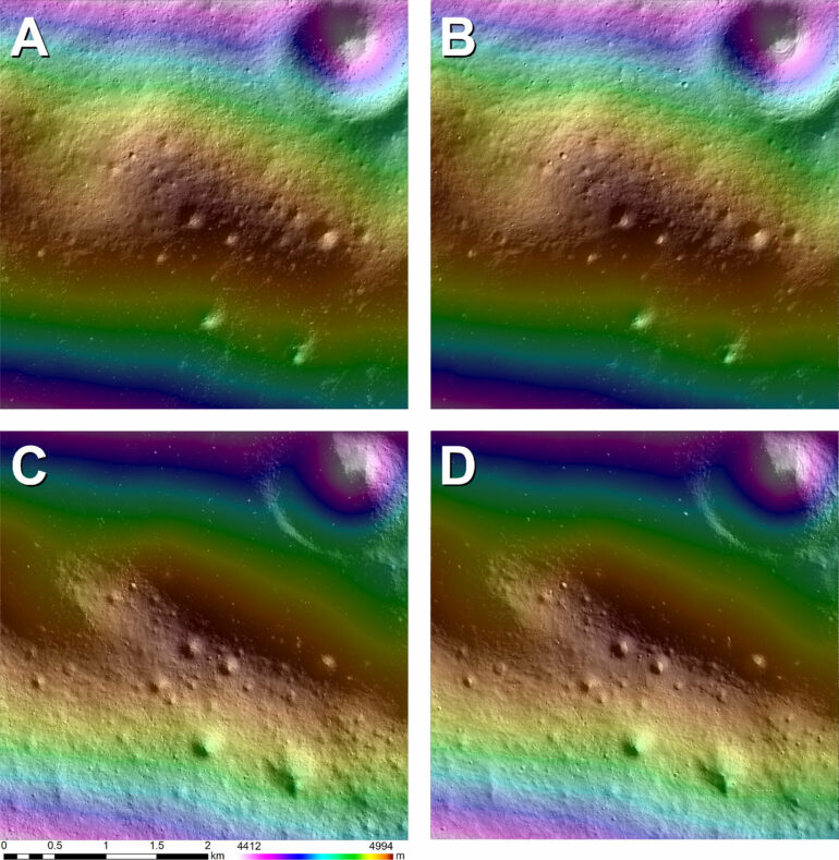 New technique offers more precise maps of the moon's surface