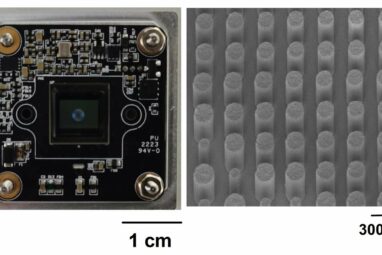 Researchers use AI to boost image quality of metalens camera