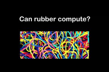 Computing with rubber