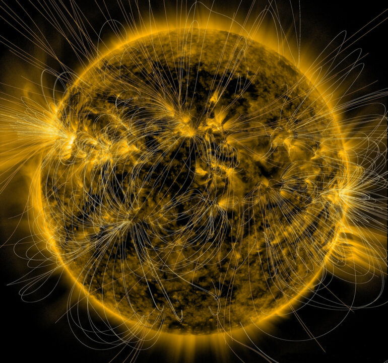 The origin of the sun's magnetic field could lie close to its surface