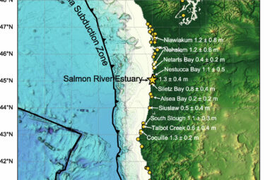 Tsunami sands help scientists assess Cascadia earthquake models