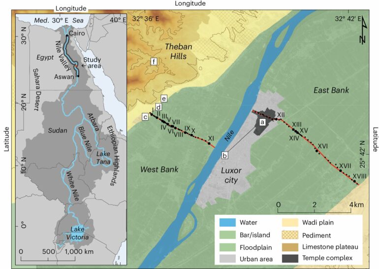 Crucial shift in River Nile's evolution during ancient Egypt ...