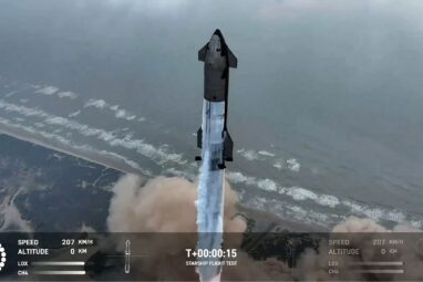 In first, SpaceX's megarocket Starship nails ocean splashdown