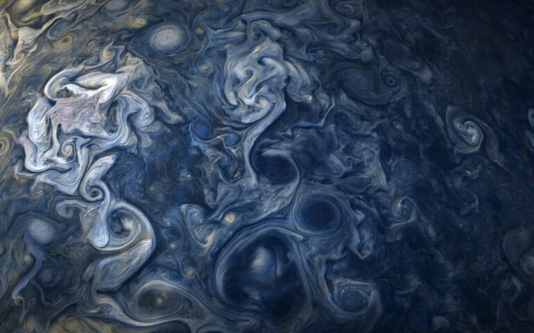 NASA satellite images of cyclones on Jupiter reveal storms are ...