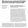 PDF) African food system and biodiversity mainly affected by ...
