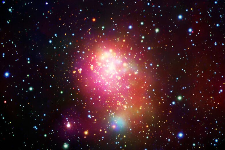 Star cluster shines in new look from NASA's Chandra
