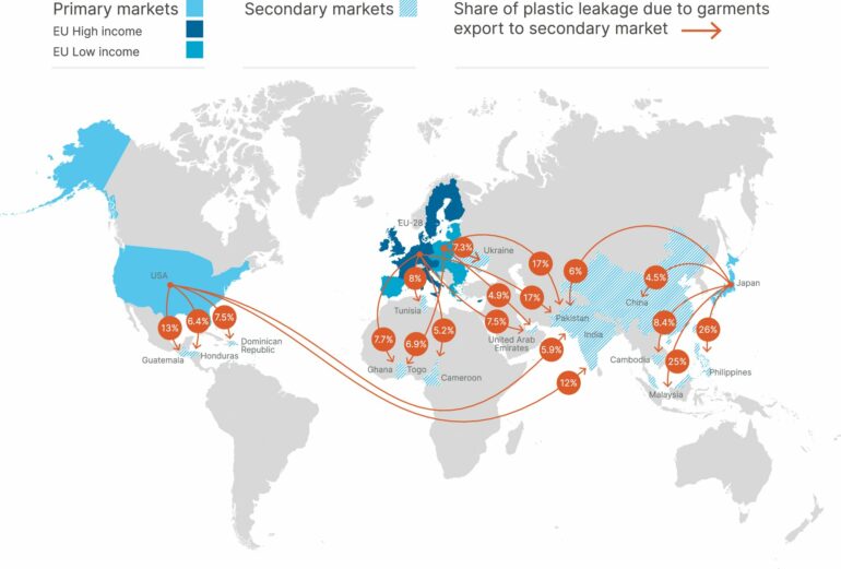 Apparel industry leaks millions of tons of plastic into ...