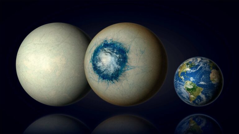 Astronomers find surprising ice world in the habitable zone with ...