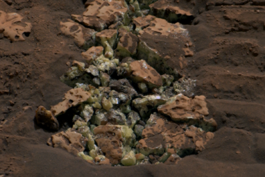 NASA's Curiosity Rover Discovers a Surprise in a Martian Rock