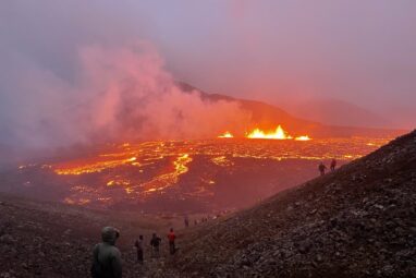 Recent volcanic 'fires' in Iceland began with vast magma pooling ...