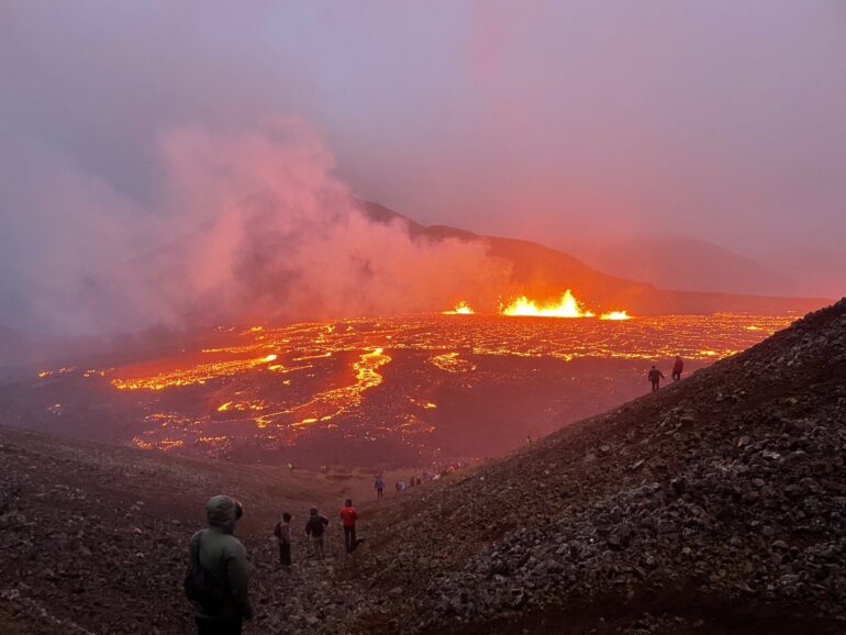 Recent volcanic 'fires' in Iceland began with vast magma pooling ...