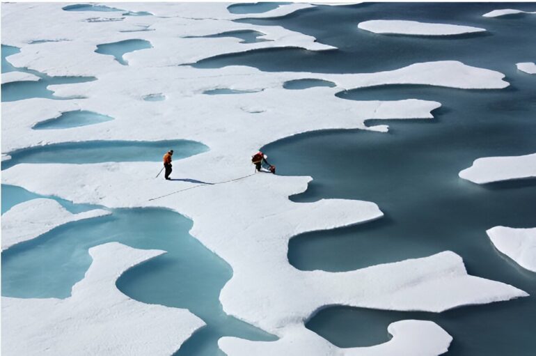 Sea ice's cooling power is waning faster than its area of extent ...