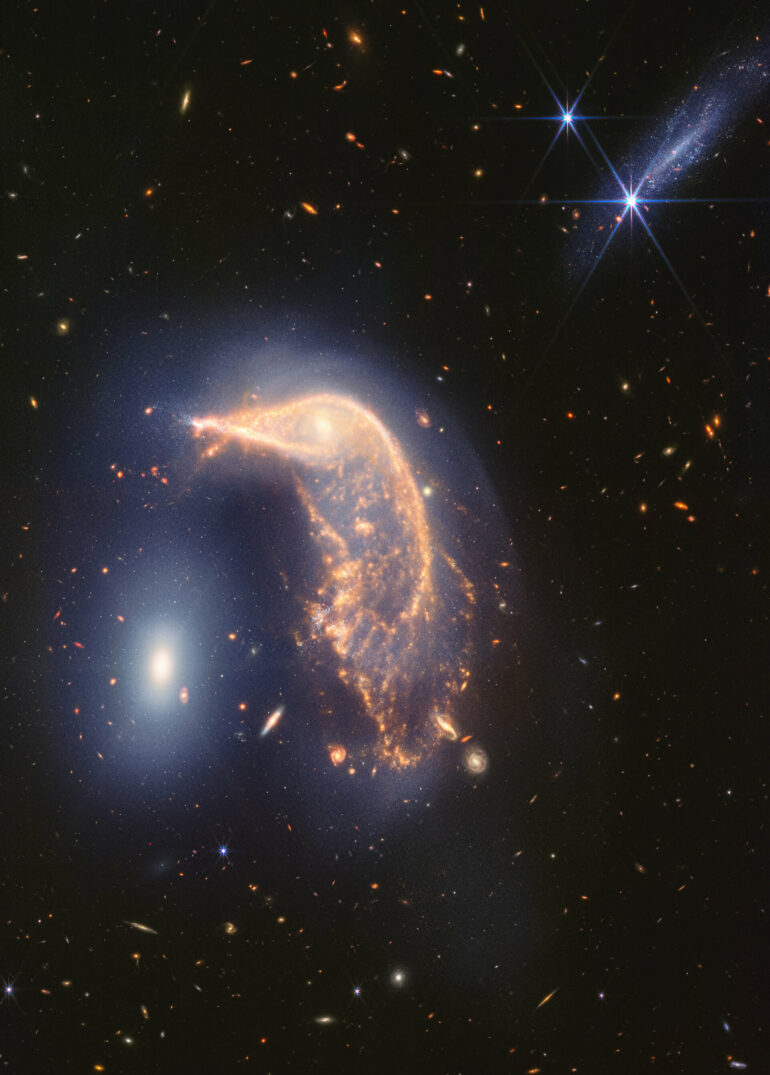 ESA - Vivid portrait of interacting galaxies marks Webb's second ...