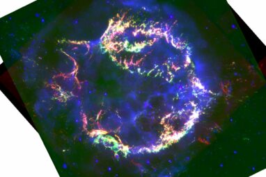 Webb unveils stunning ejecta and CO structures in Cassiopeia A's ...