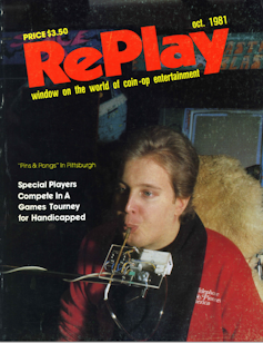 magazine cover showing a young man