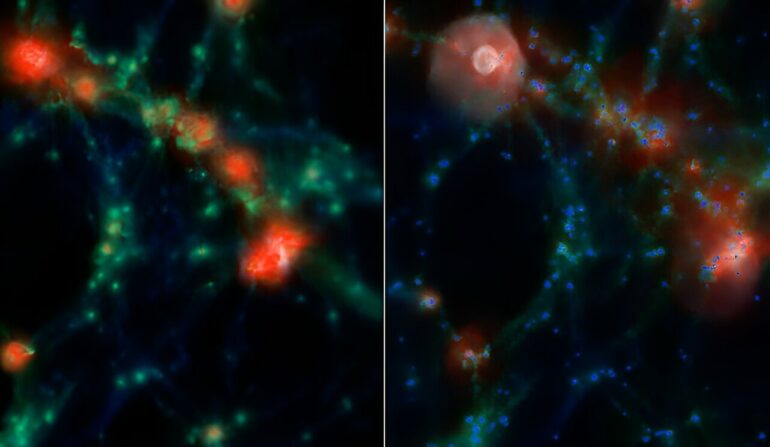 Astronomers find galaxies in denser environments are as much as 25 ...