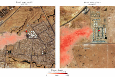 ESA - Detecting nitrogen dioxide from power plants with Sentinel-2