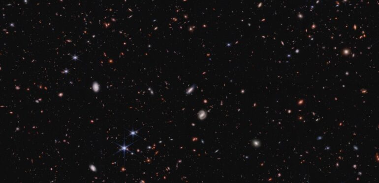 Early galaxies not as massive as initially thought, study finds