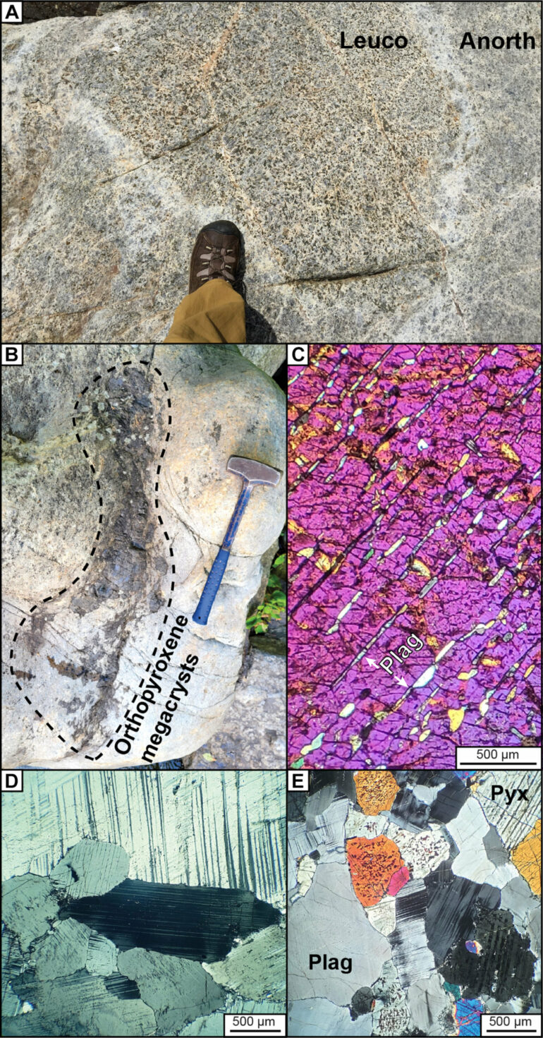 Geochemistry study links ancient anorthosites to early Earth's hot ...