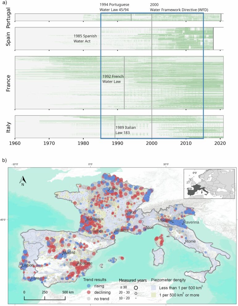 Groundwater reserves in southwestern Europe more stable overall ...