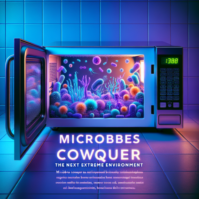 Microbes conquer the next extreme environment: Your microwave