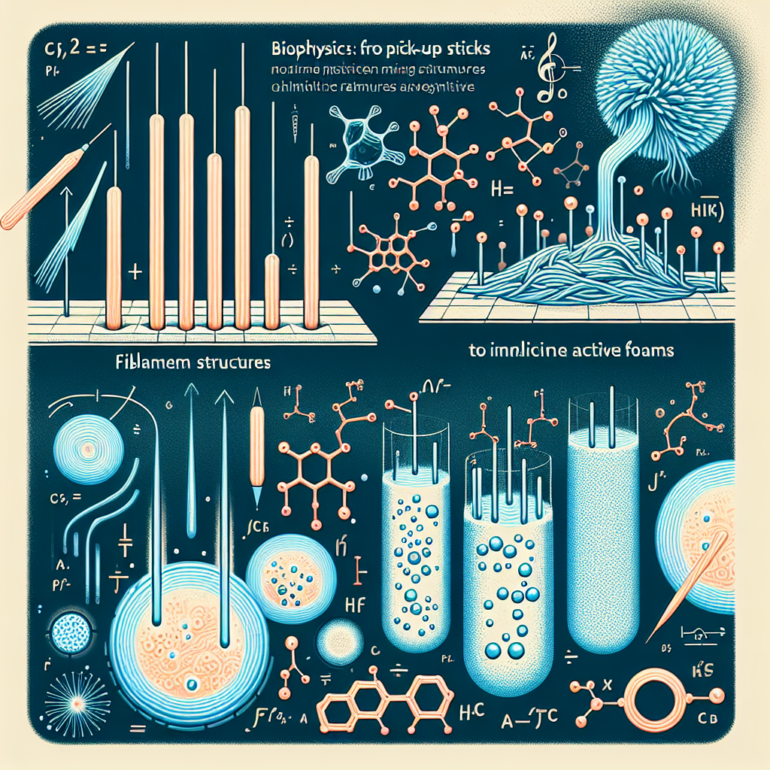 Biophysics: from filament pick-up sticks to active foams