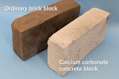 Researchers fabricate calcium carbonate concrete blocks strong ...