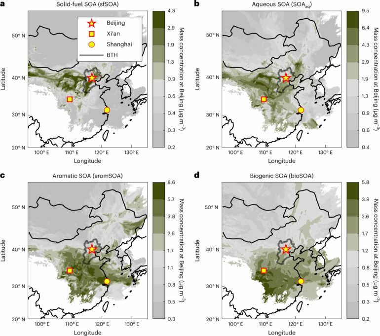 Researchers identify seasonal sources of Beijing smog