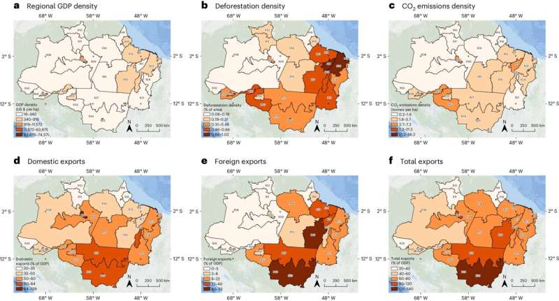 Deforestation in the Amazon is driven more by domestic demand than by the export market