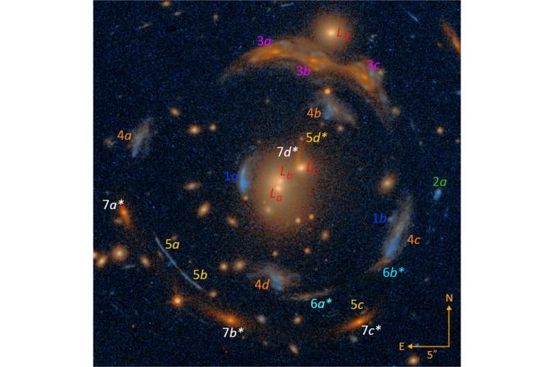 Magnifying deep space through the 'Carousel Lens'