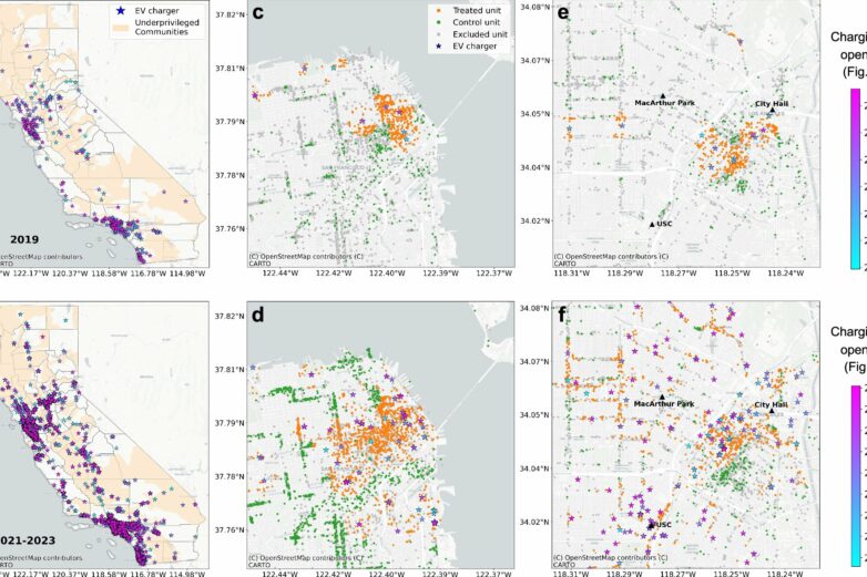 Charging stations for electric vehicles boost spending at nearby ...