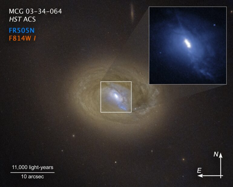 Hubble and Chandra find supermassive black hole duo