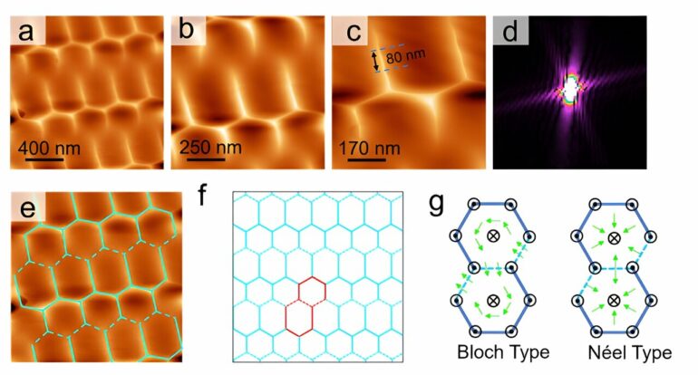 Intrinsic magnetic structure observed for the first time in a ...