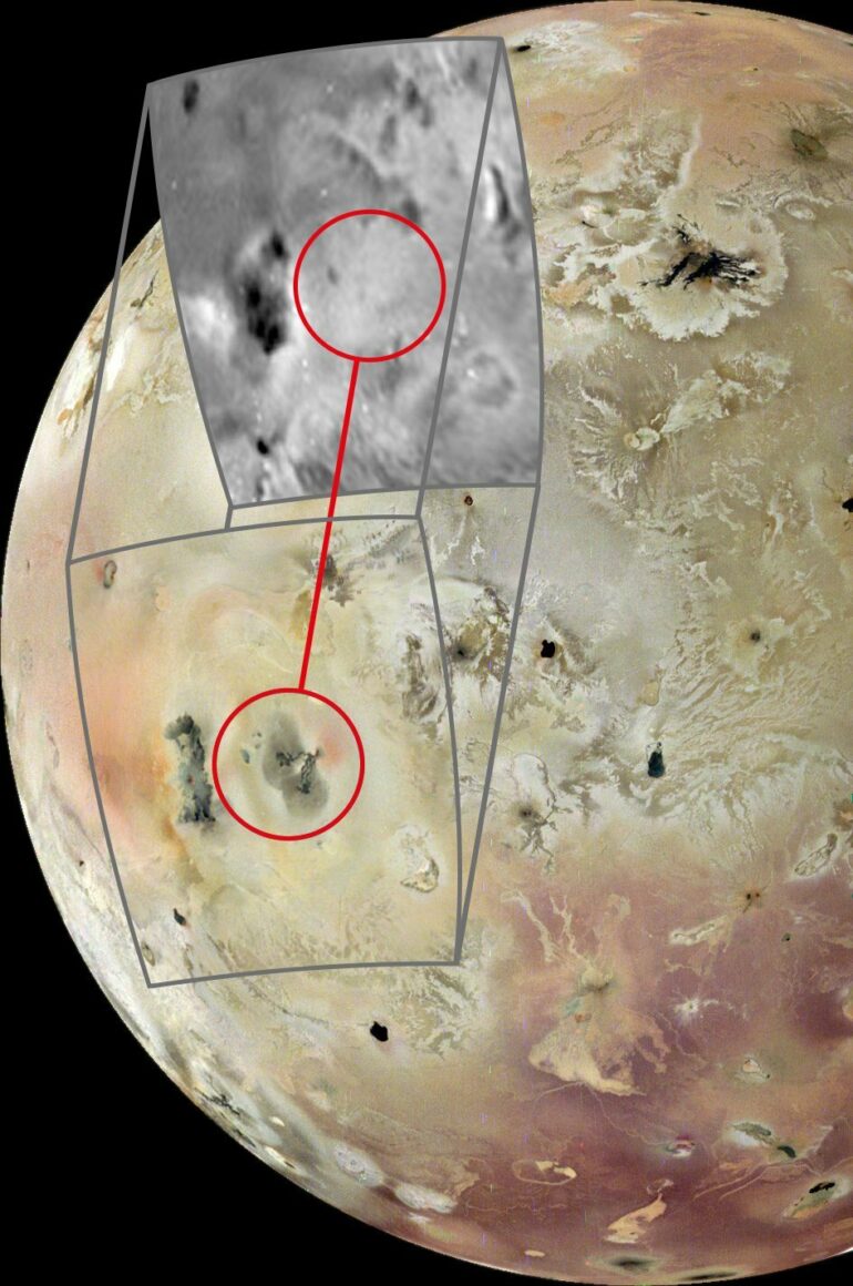 JunoCam spots new volcano on active Io