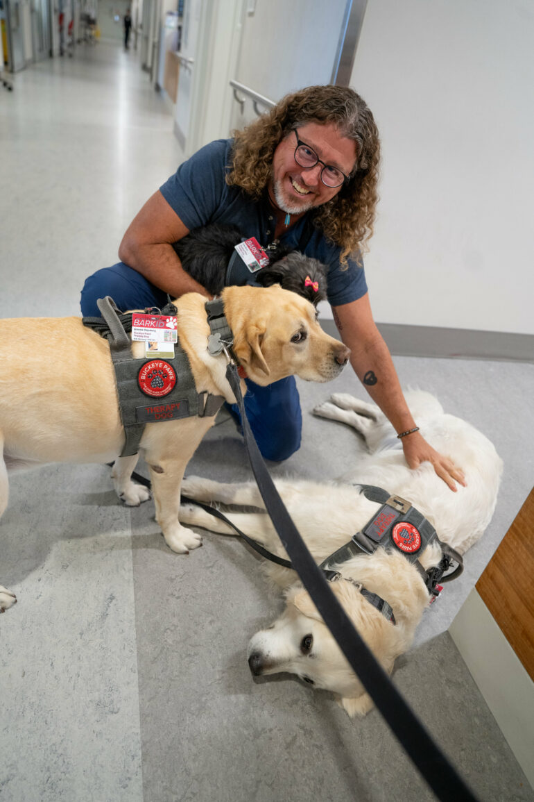 Study shows therapy dog program works as needed mood-booster for ...