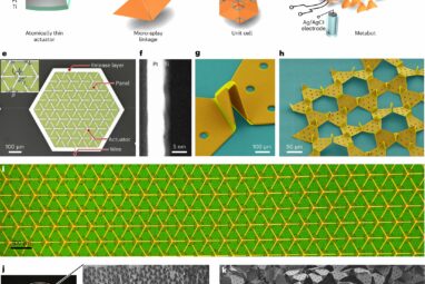 Versatile microscale robots can fold into 3D shapes and crawl