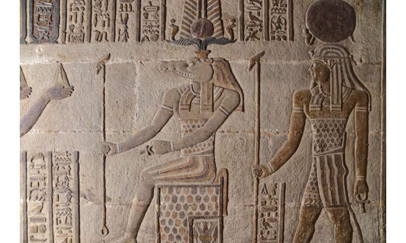 New paintings and details uncovered in the Egyptian temple of Esna