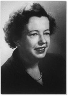 A headshot of Maria Goeppert Mayer