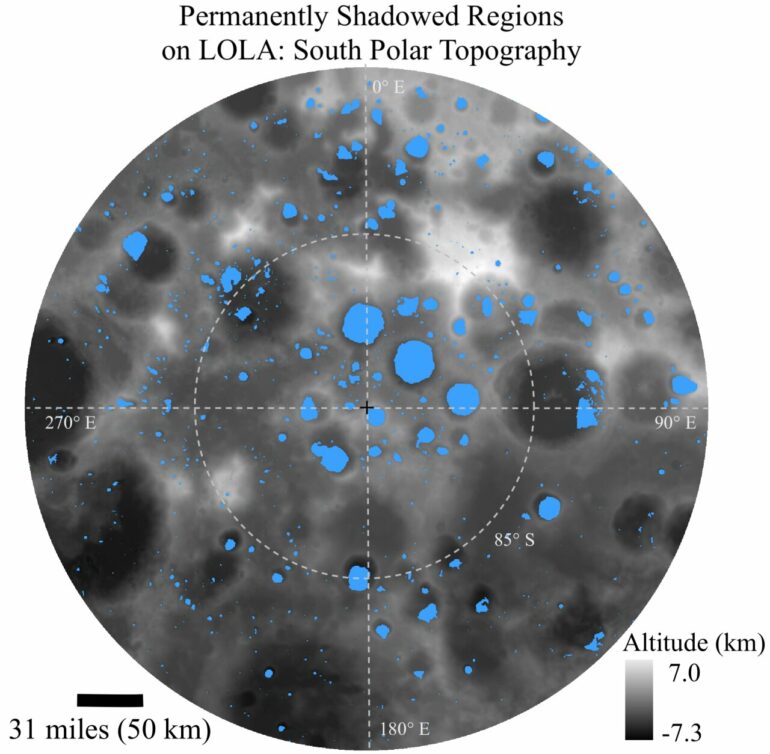 Lunar mission data analysis finds widespread evidence of ice deposits