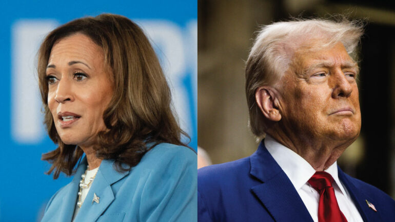 In Tied Presidential Race, Harris and Trump Have Contrasting ...