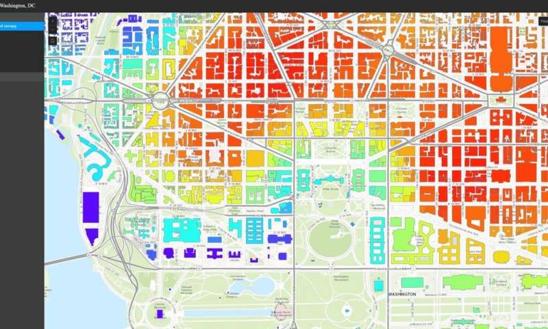 Populations overheat as major cities fail canopy goals: new research