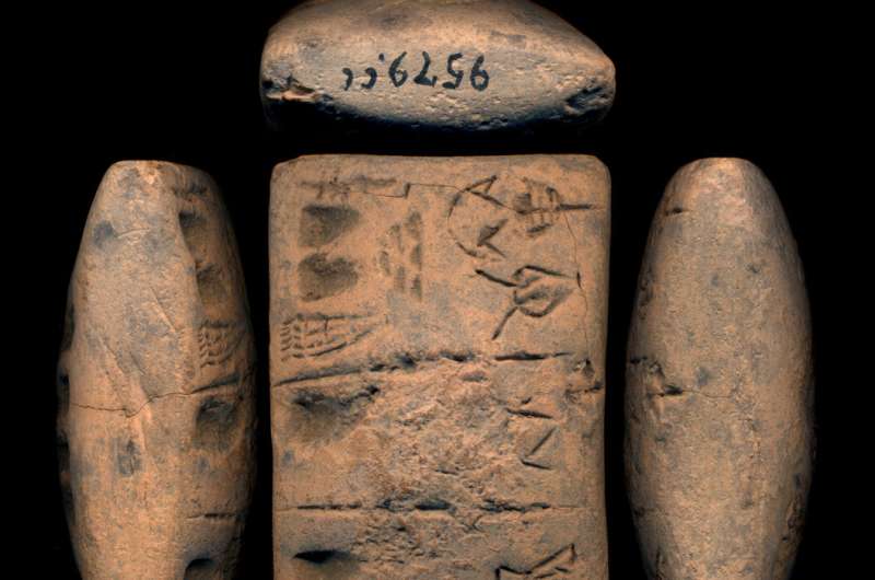 The origin of writing in Mesopotamia is tied to designs engraved on ancient cylinder seals