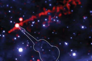 NASA's Chandra, Hubble tune into 'flame-throwing' Guitar Nebula