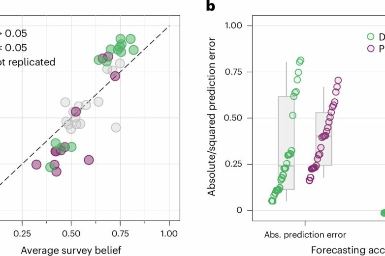 Decision markets could predict replicability of online experiments