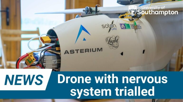 Drone with nervous system trialled by scientists | University of Southampton